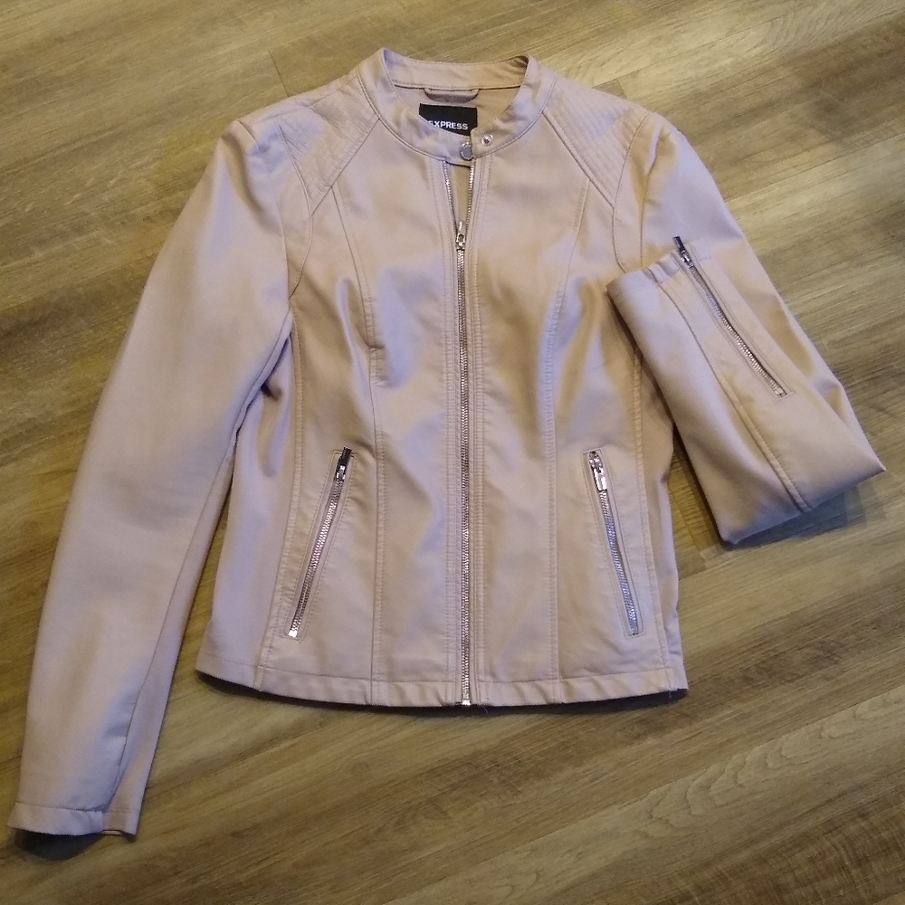 Express vegan leather jacket